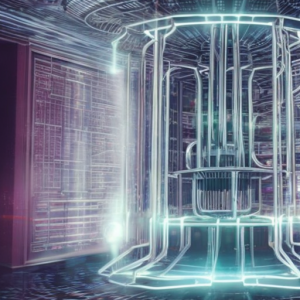 1 - working atom quantum computer in a futuristic