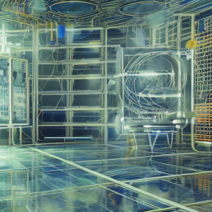 2 - working atom quantum computer in a futuristic