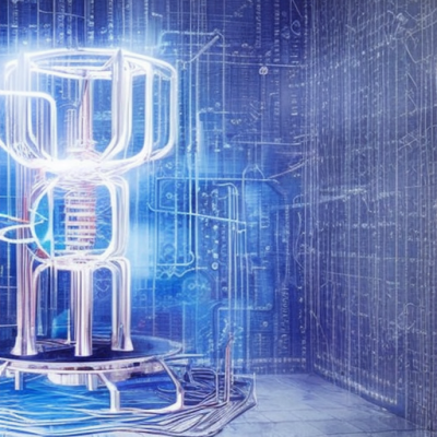 3 - working atom quantum computer in a futuristic