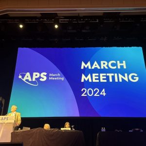Alice and Daniel attended the American Physical Society’s March Meeting 2024